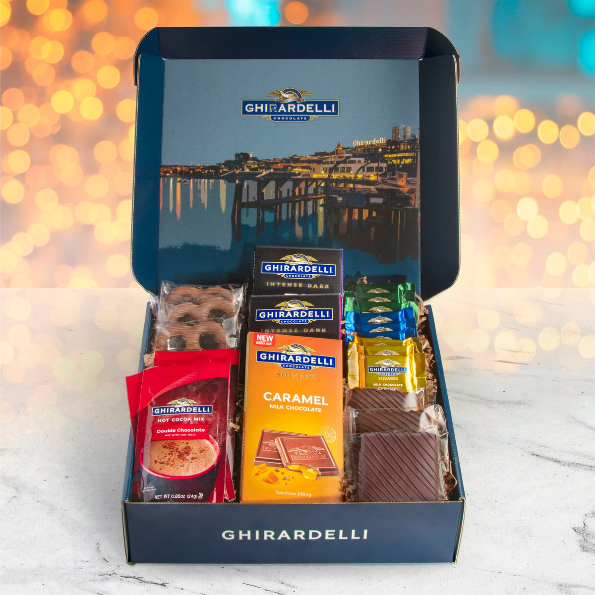 A Gift Inside Ghirardelli Chocolate Celebration Gift Box – Premium Gifting