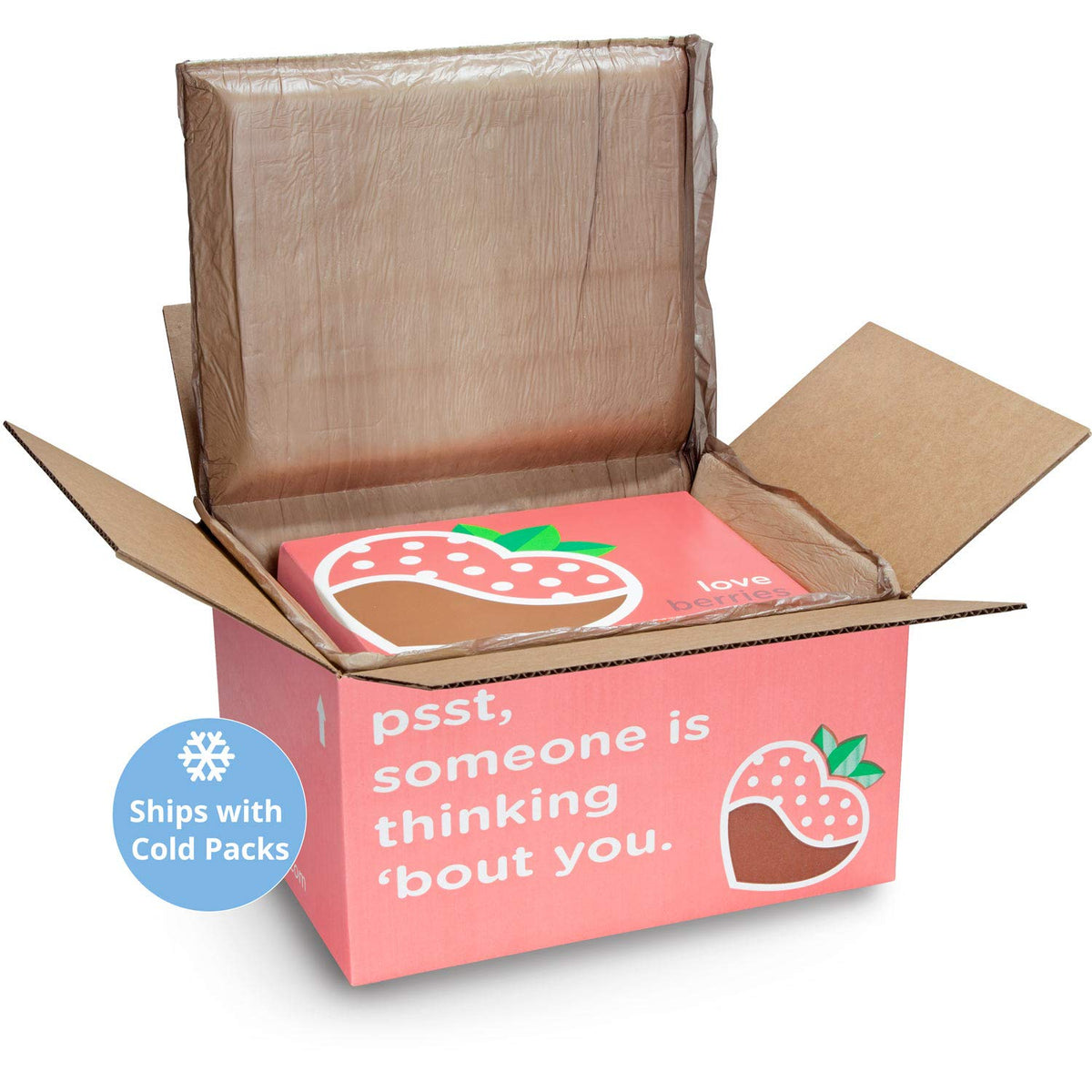 A Gift Inside Love Bites Dipped Strawberries – 18 Fun Size Berries