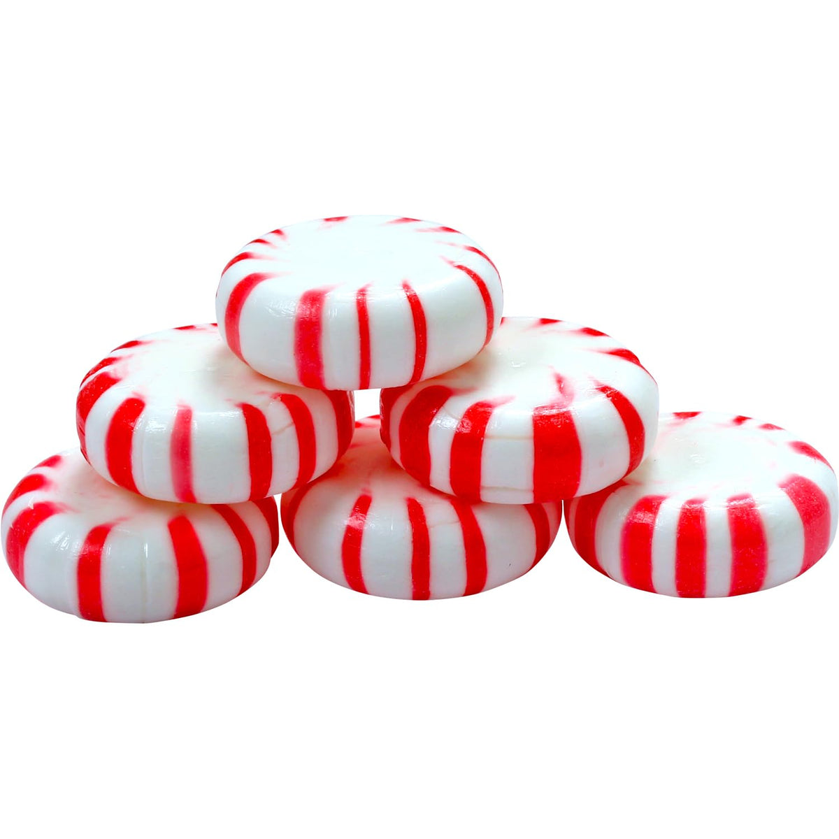 A Great Surprise Starlight Peppermint Candy – 5 lb Bulk Bag, Red & White