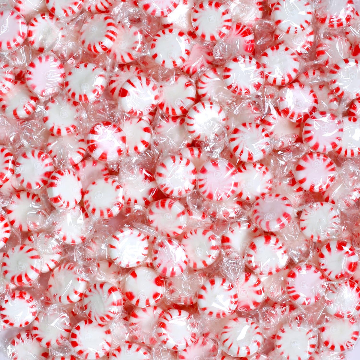 A Great Surprise Starlight Peppermint Candy – 5 lb Bulk Bag, Red & White
