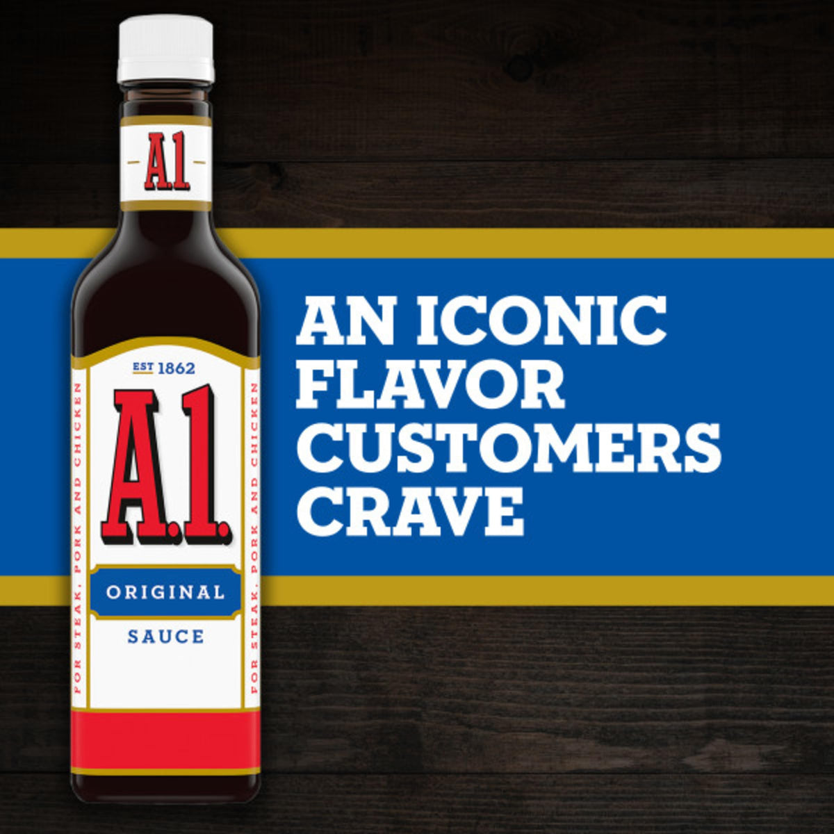 A.1 Original Steak Sauce – Single-Serve Packets (0.5 oz) – 200 Pack Case | Kosher