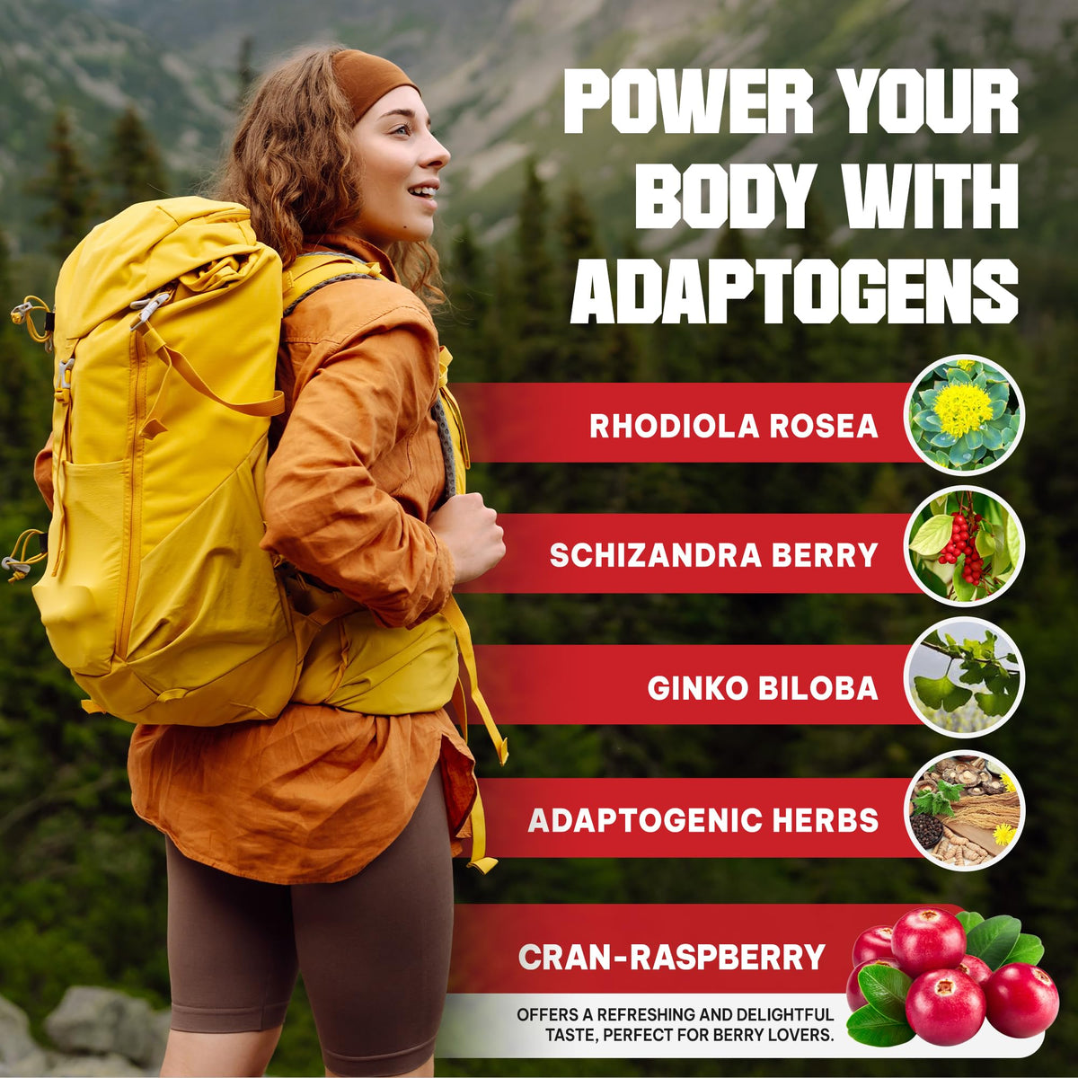 Acli-Mate Mountain Sport Drink Mix — High Altitude Hydration & Energy (Cranraspberry)