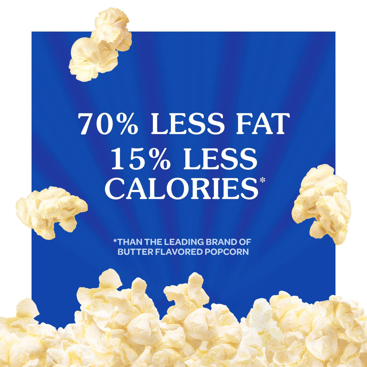 ACT II Light Butter Microwave Popcorn – 6 Boxes (36 Bags), 2.75 oz Each | 70% Less Fat, 15% Fewer Calories