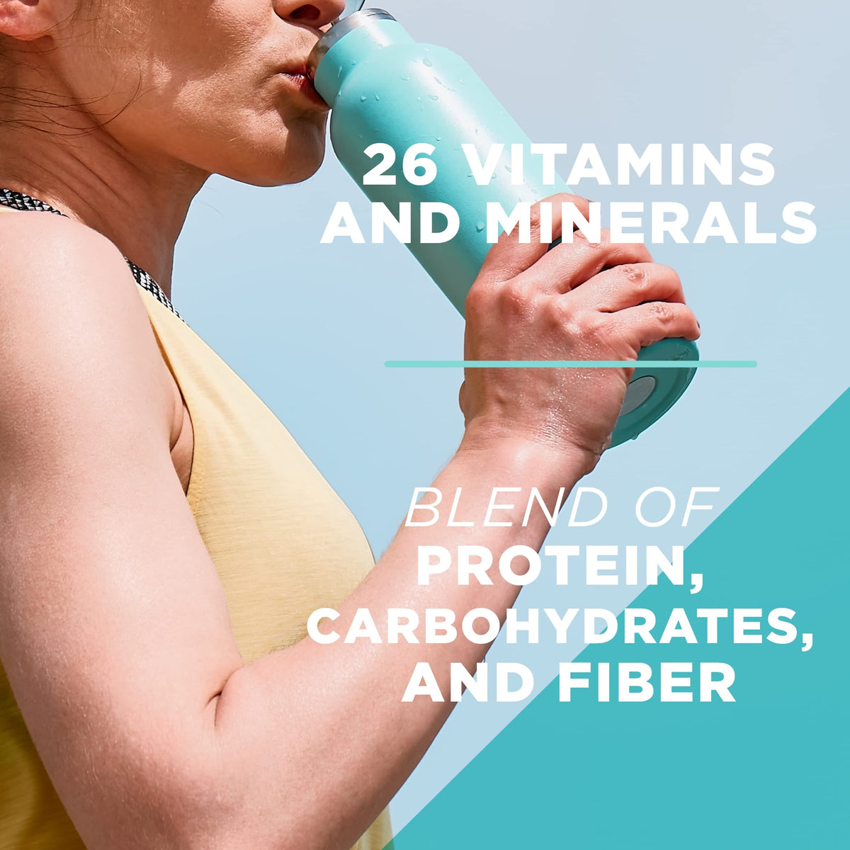 AdvoCare Meal Replacement Shake - 24g Protein, 26 Vitamins & Minerals, Chocolate, 14 Pouches