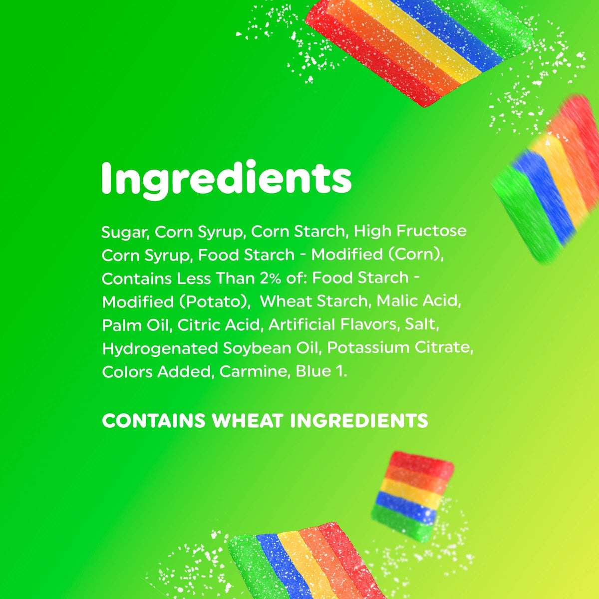 Airheads Xtremes Sourfuls Candy – Rainbow Berry Chewy Candy (12-Pack, 6 oz Bags)
