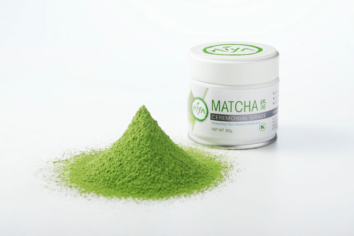 AIYA SINCE 1888 Ceremonial Grade Matcha Powder - First Harvest, 30g Tin | Vegan-Friendly, Sugar-Free, Gluten-Free