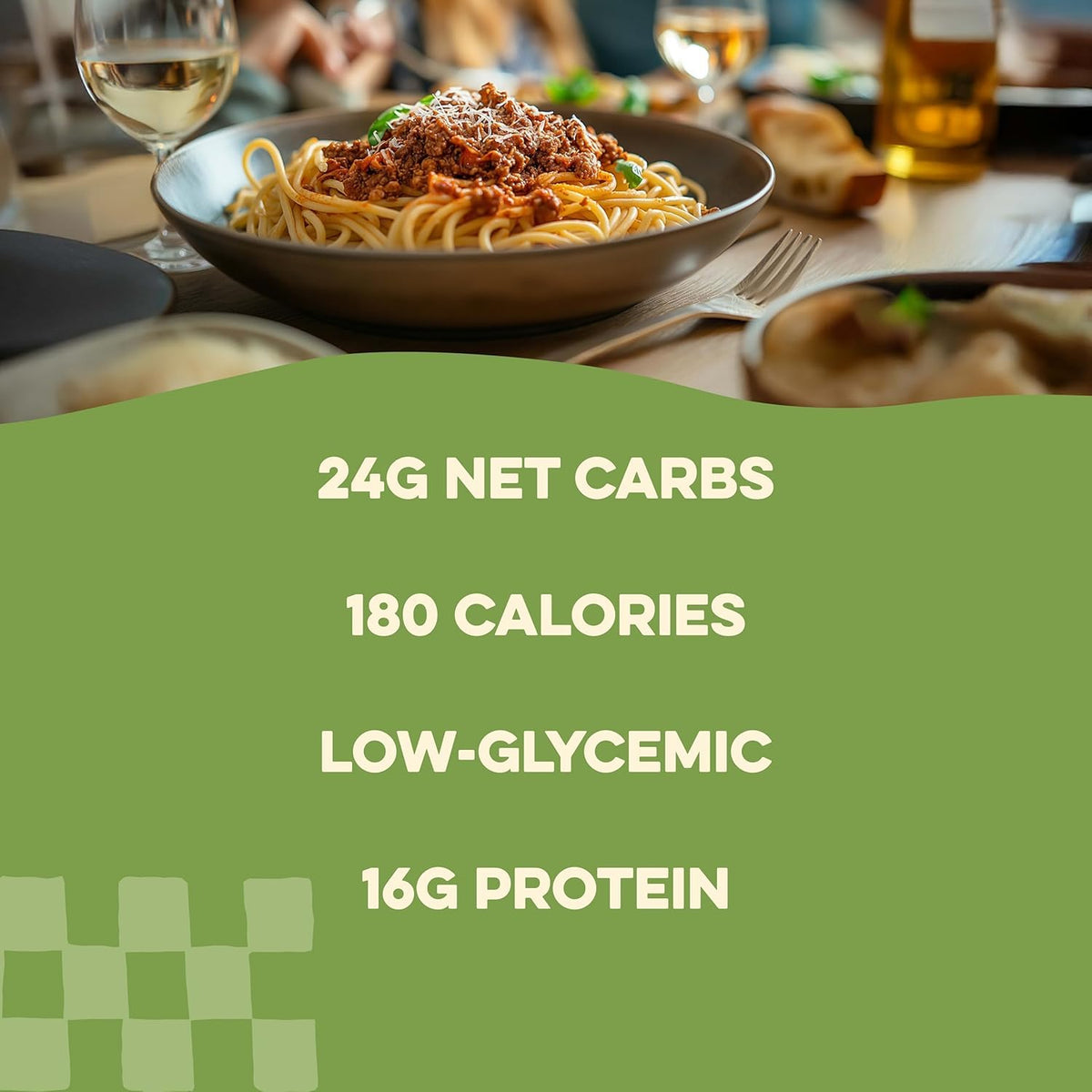 Al Dente Carba-Nada Egg Fettuccine – Low Carb, High Protein Pasta for Keto & Point-Based Diets | Pack of 6