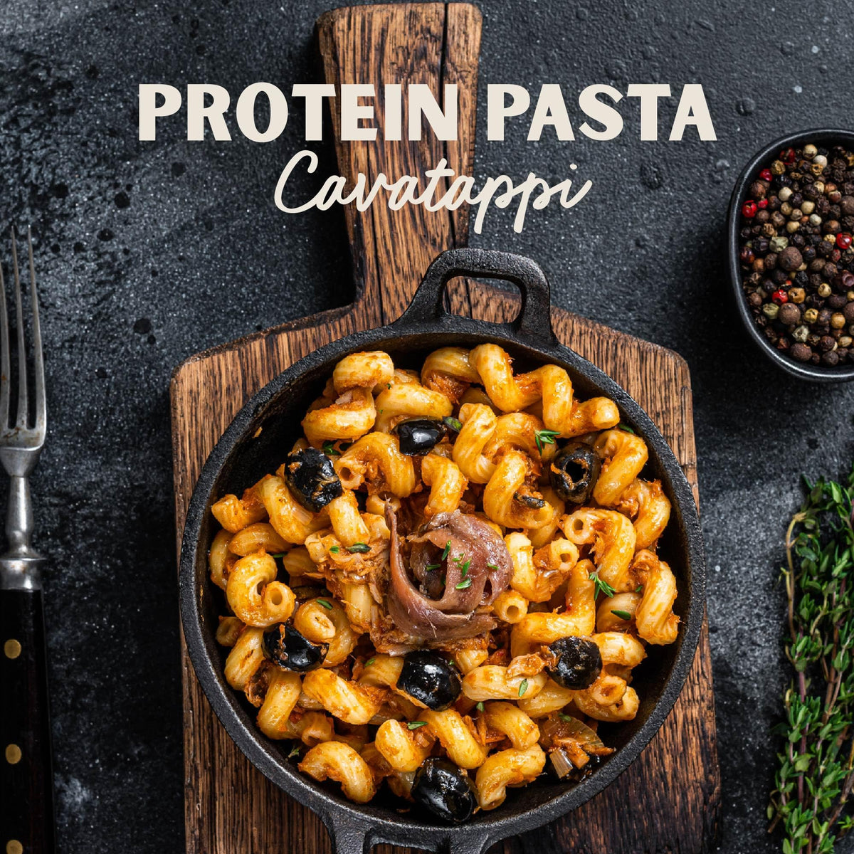 Al Dente Protein Pasta Cavatappi & Rigatoni – 30g Protein per 3.5oz Serving, Lower Carb, High Fiber – 4x10oz Bags