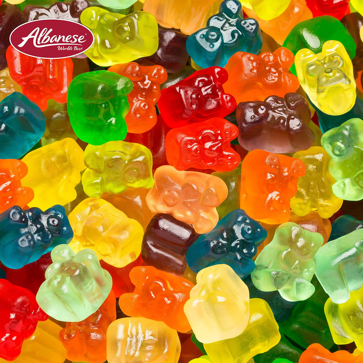 Albanese 12 Flavor Gummi Bears – 5 lb Bag | World’s Best Gummies