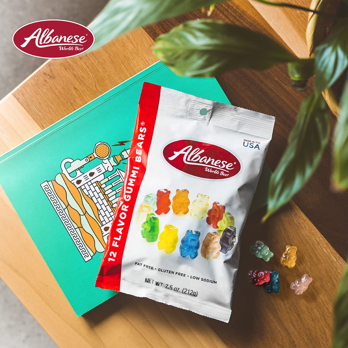 Albanese 12 Flavor Gummi Bears – 7.5-Ounce Bags (Pack of 12) | World’s Best Gummies
