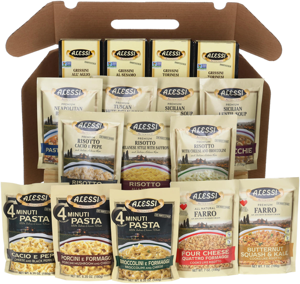 Alessi Taste of Italy Holiday Gift Box – Soups, Pastas & Risottos