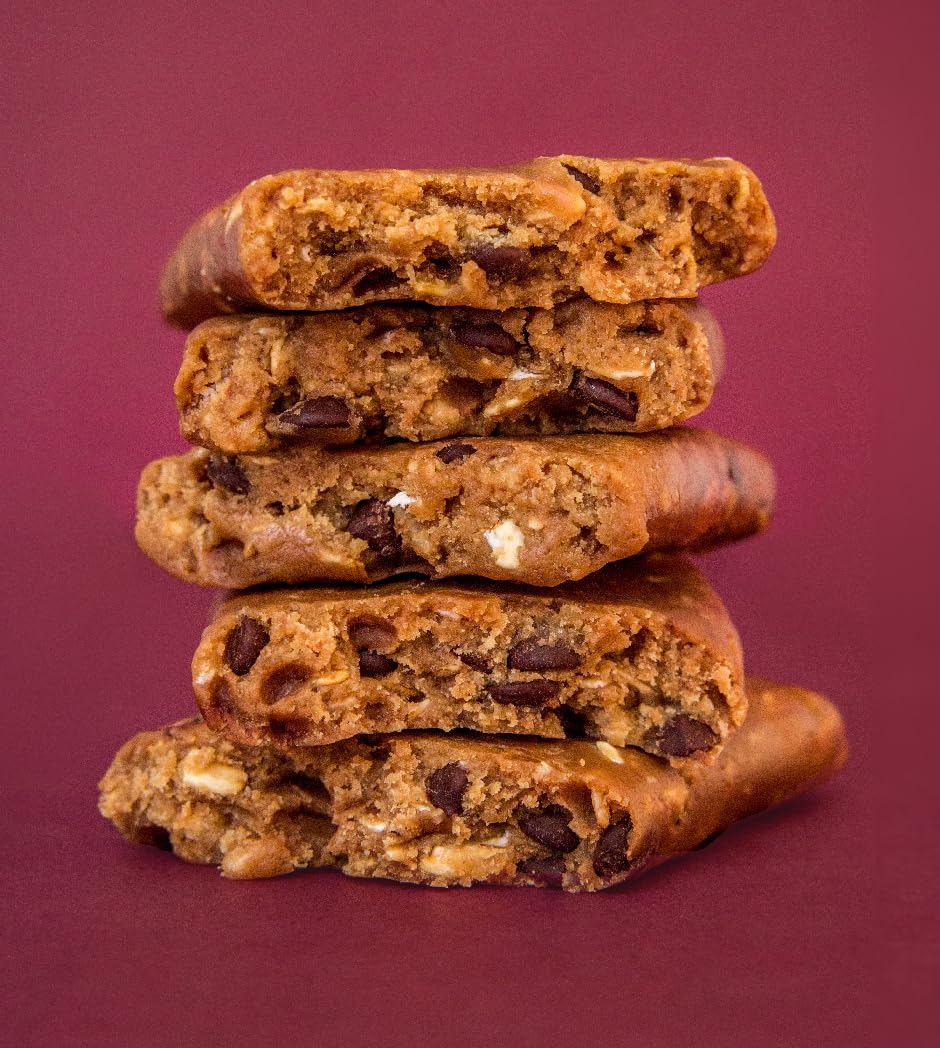 ALOHA Organic Plant-Based Protein Bars – Oatmeal Chocolate Chip, 12 Count | Vegan, Gluten-Free, Low Sugar