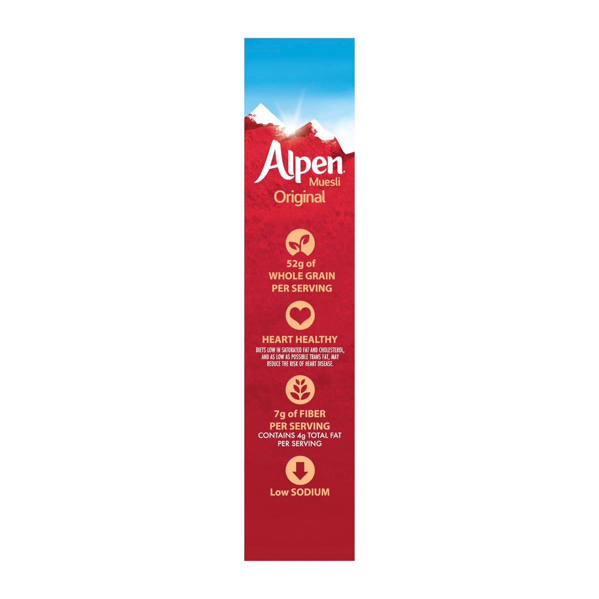 Alpen Muesli Original Cereal – High-Fiber Swiss-Style Breakfast, Non-GMO, 14 oz Box (Pack of 12)
