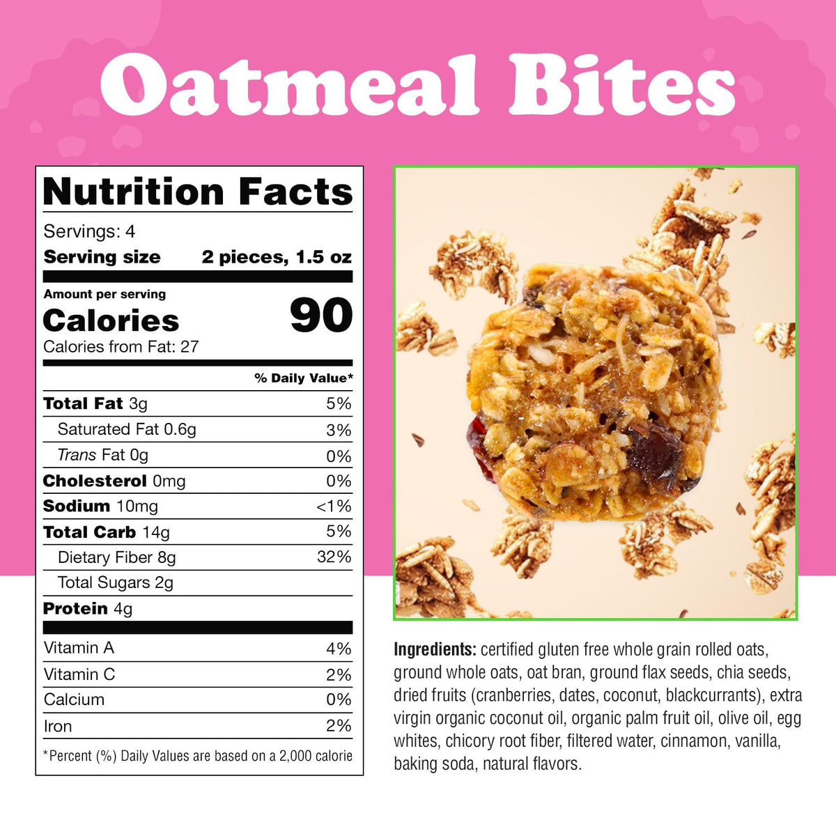 Alyssa's Gluten Free Oatmeal Cookies - Pack of 4 | ALYSSA'S SINCE 2010