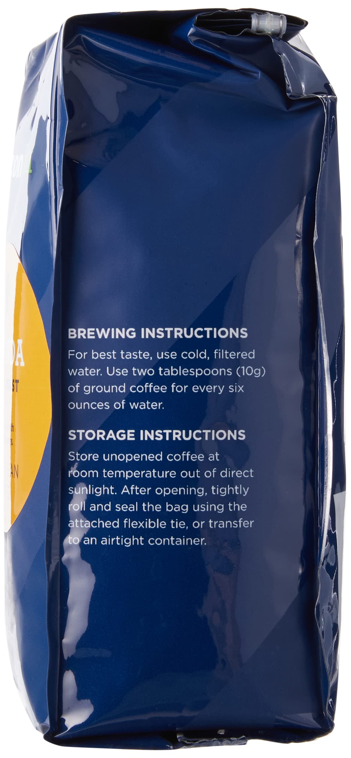 Amazon Fresh Rwanda Whole Bean Coffee – Light Roast, 12 oz (Pack of 3)