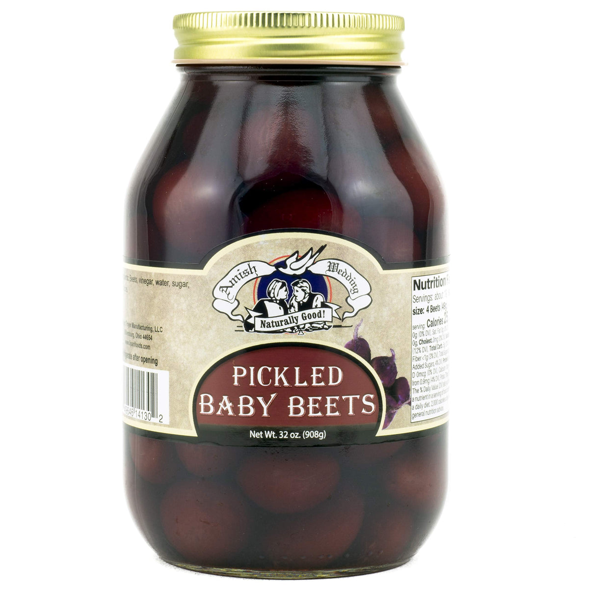 Amish Wedding Pickled Baby Beets 32oz Pack of 2 – All Natural