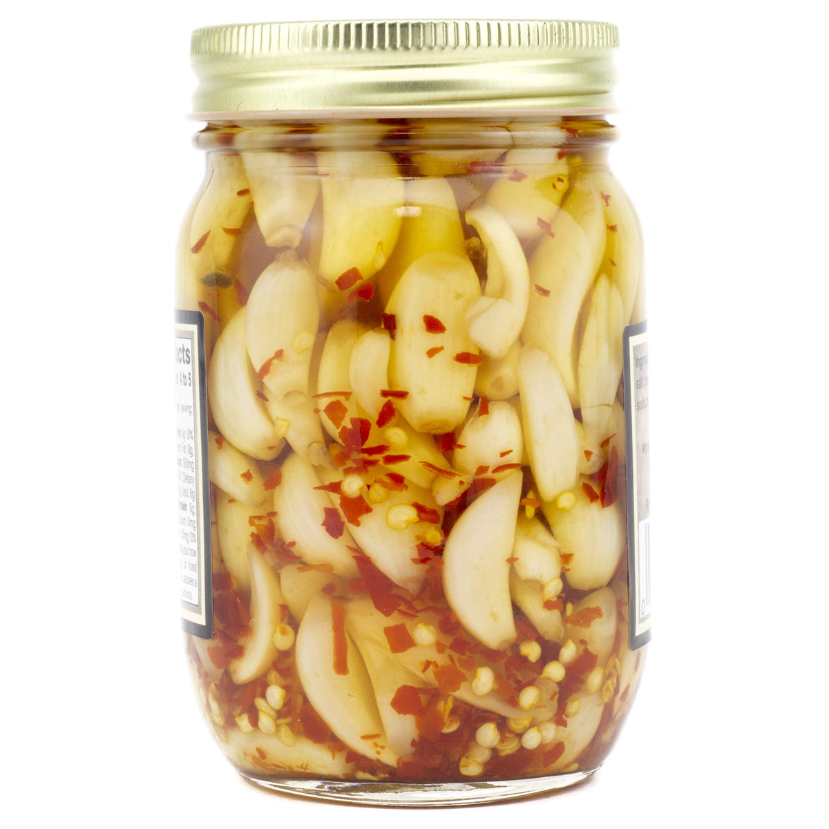 Amish Wedding All-Natural Hot Pickled Garlic – 2 Jars, 15 oz