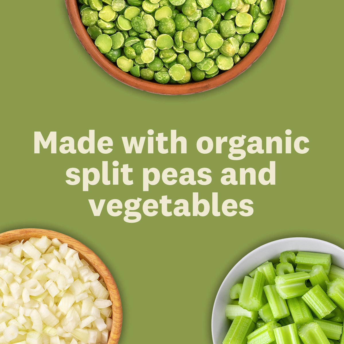 Amy's Vegan Split Pea Soup – Organic, Gluten Free, 12-Pack 14.1 oz Cans