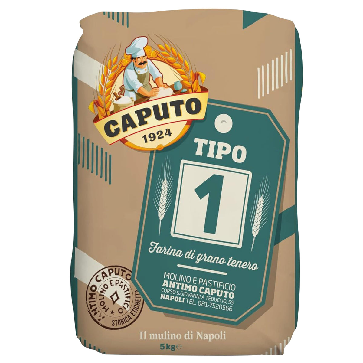 Antimo Caputo Tipo Uno Soft Wheat Flour - 5kg for Rustic Pizza & Bread