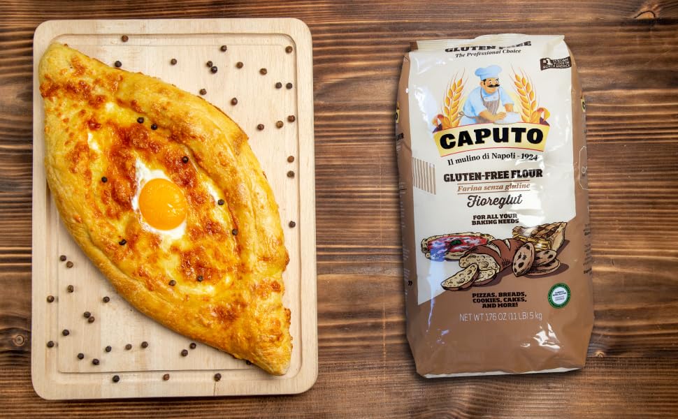 Antimo Caputo Gluten Free Pizza Flour 11 lb Bulk – All-Natural Multi-Purpose GF Flour for Pizza, Bread & Pasta