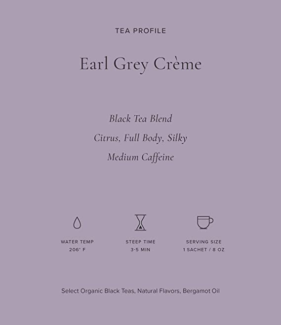 Art of Tea Earl Grey Crème Black Tea | 4oz Refill Bag