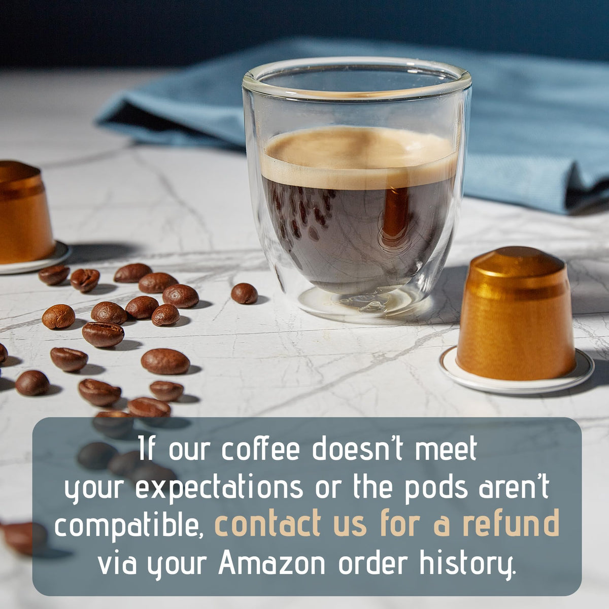 Artuzzi 120ct Compatible Nespresso Pods for Original Machines | Ristretto, Espresso & Lungo Capsules | Aluminum & Recyclable