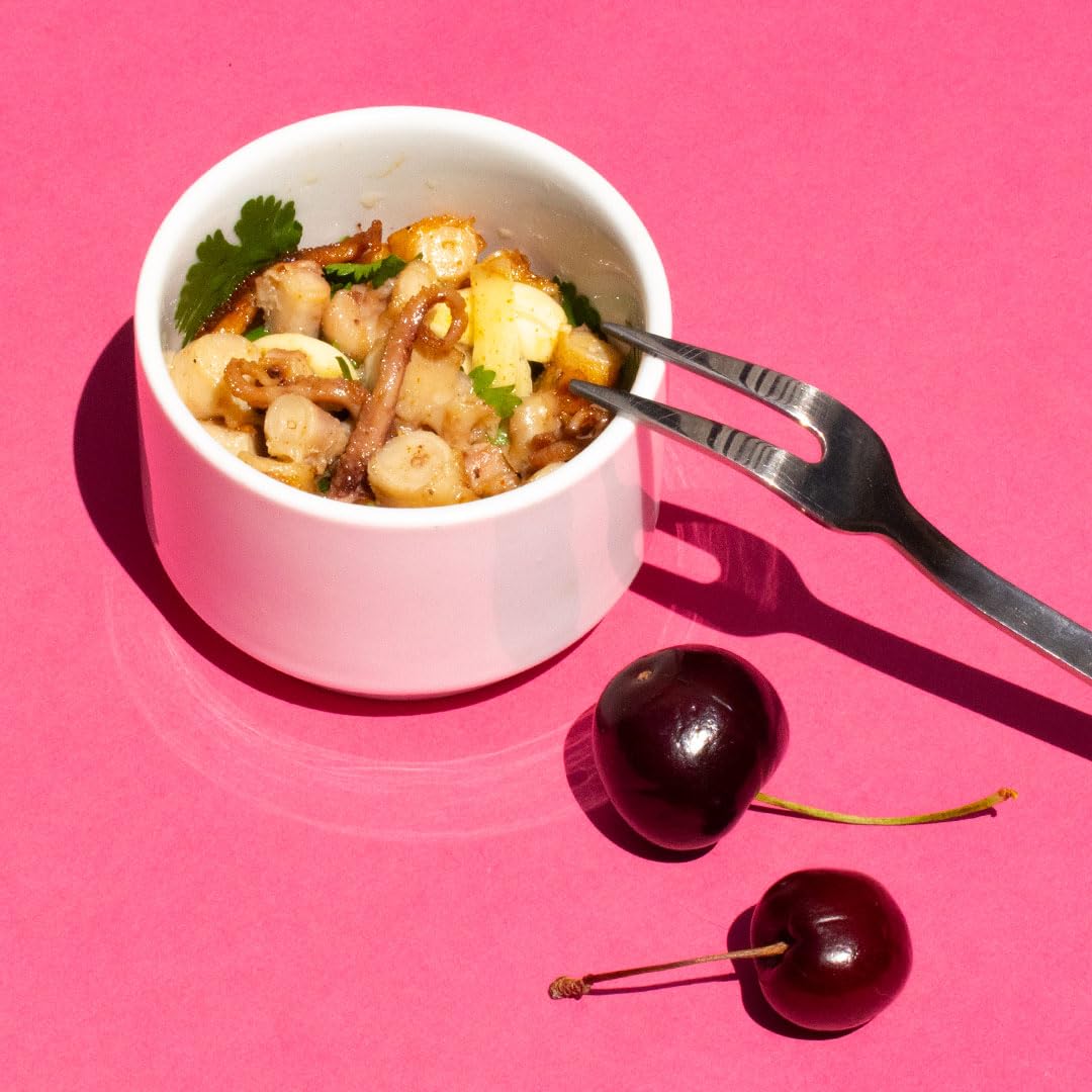 Ati Manel Spanish Octopus in Garlic Sauce – Wild-Caught, Omega-3 & B Vitamins | 3x110g Can