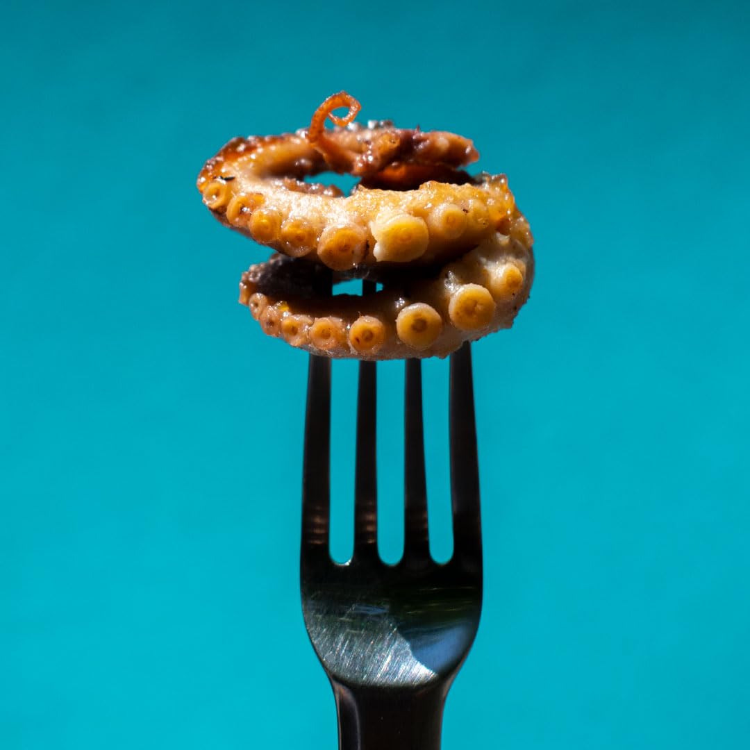 Ati Manel Spanish Octopus in Garlic Sauce – Wild-Caught, Omega-3 & B Vitamins | 3x110g Can