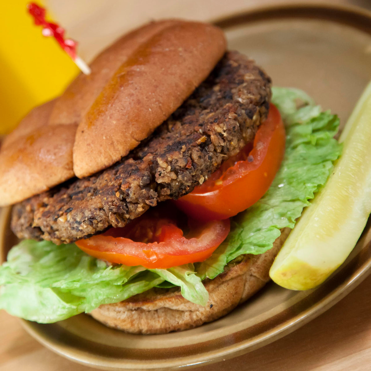 Augason Farms Black Bean Burger Mix Can – Gluten Free, 38 Servings, Emergency Food Storage