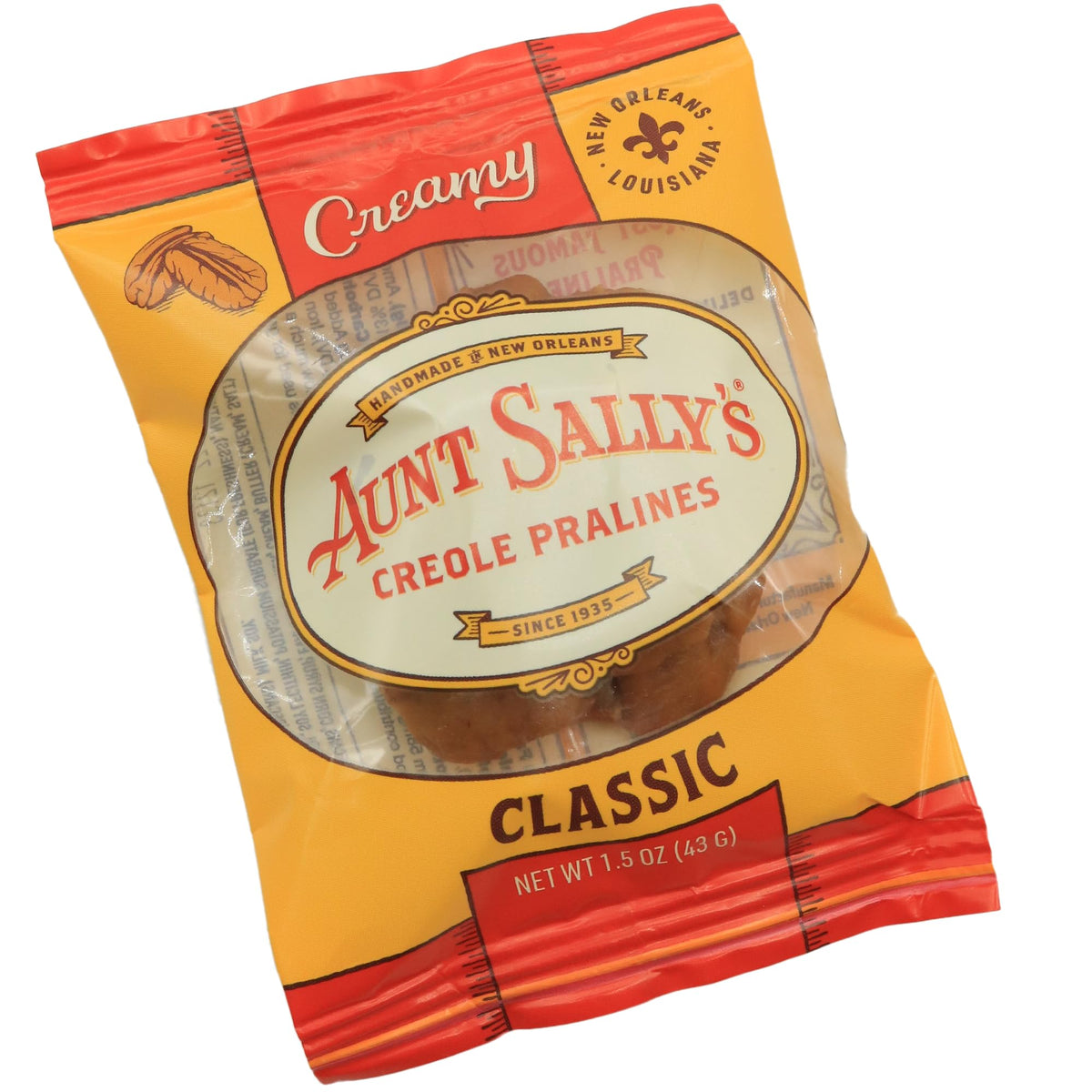 Aunt Sally's Creamy Pralines – 12 Count Box | New Orleans' Most Famous Handmade Pecan Candy