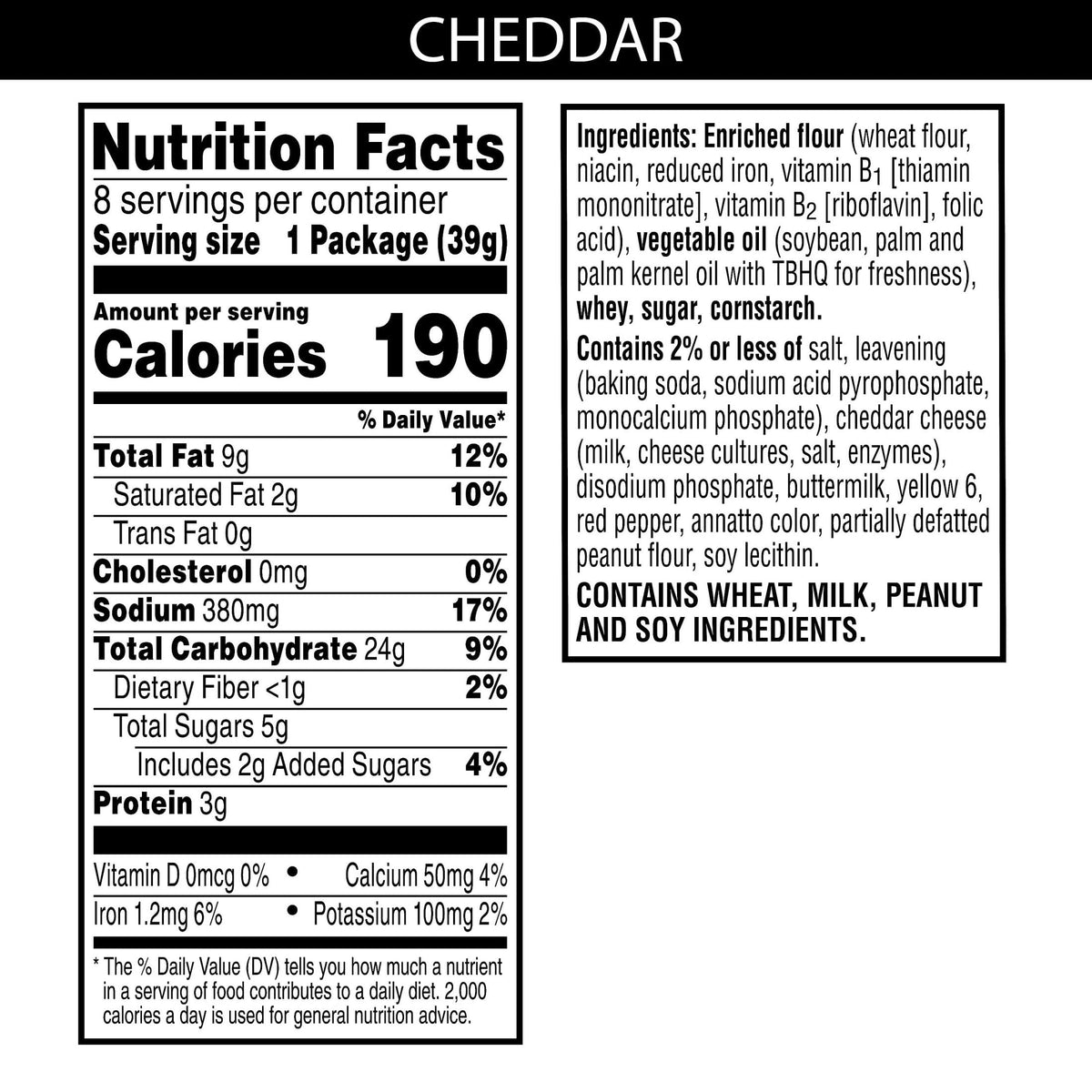 Austin Cheddar Cheese Flavored Sandwich Crackers – 96 Packs (12 Trays)