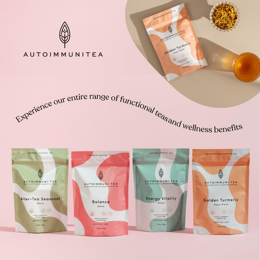 Autoimmuni-Tea Organic Turmeric Ginger Tea – AIP, Whole30, Paleo Friendly