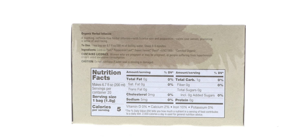 Aveda Comforting Tea Bags, 20 Count | Caffeine-Free Herbal Infusion