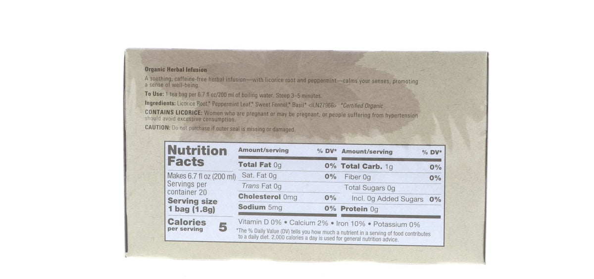 Aveda Comforting Tea Bags, 20 Count | Caffeine-Free Herbal Infusion