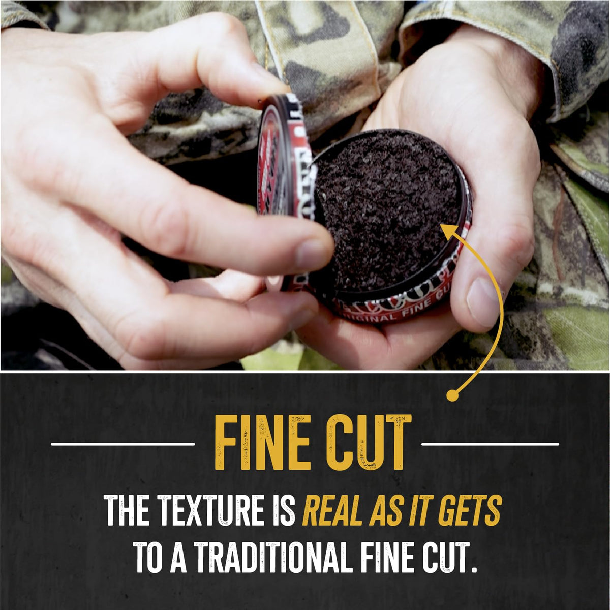 BACC OFF Original Fine Cut – 10 Cans, Bold Smoky Black Tea Flavor