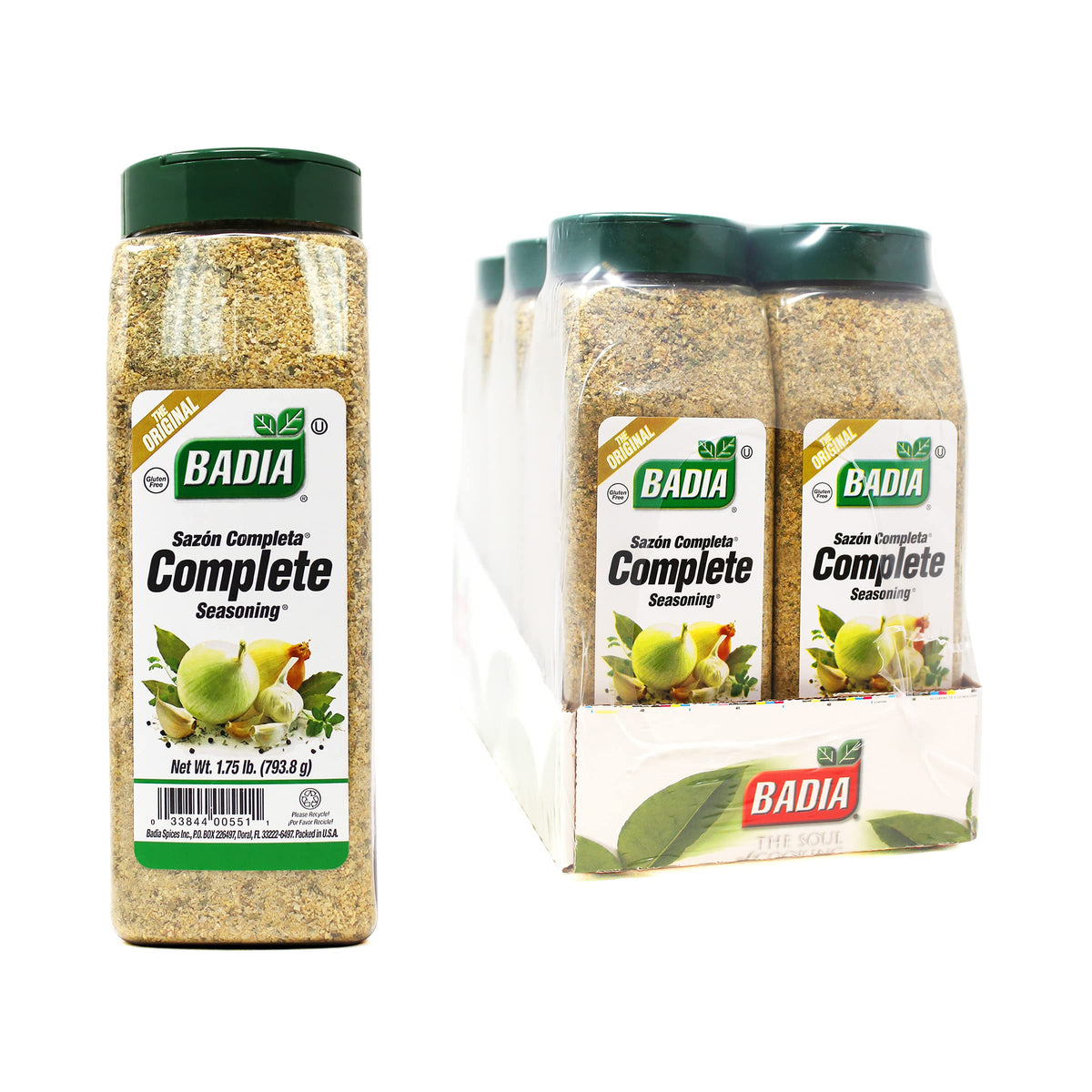 Badia Complete Seasoning, 28 oz (Pack of 6) - All-Purpose Spice Blend for Cooking, Grilling & Marinades