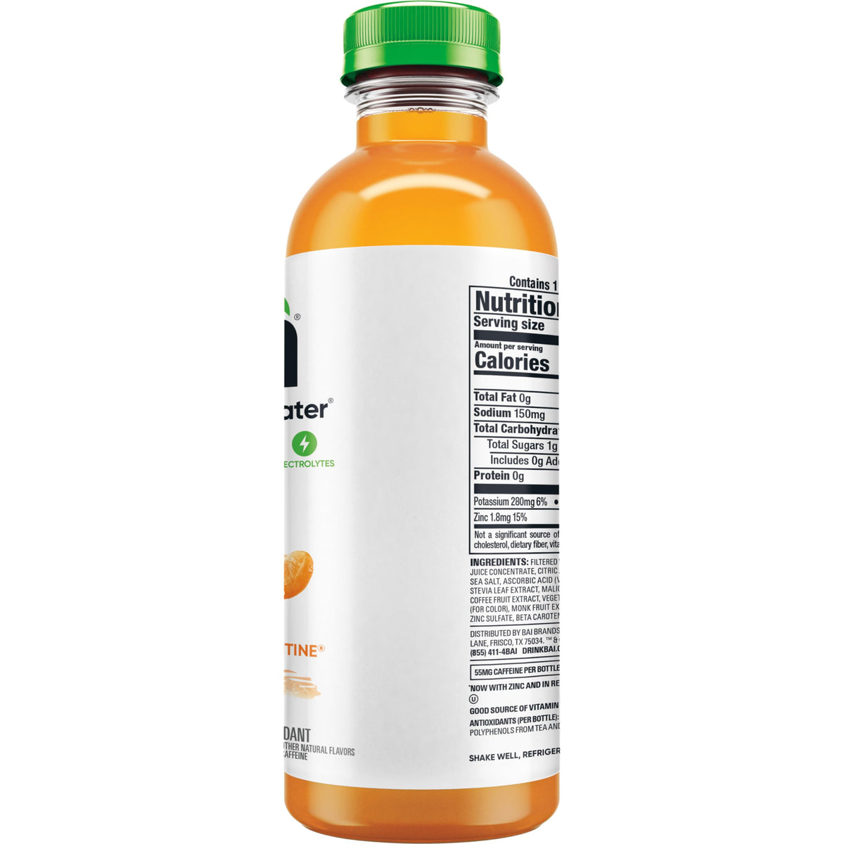 Bai Costa Rica Clementine Antioxidant Infused Water — 18 oz, 12 Pack