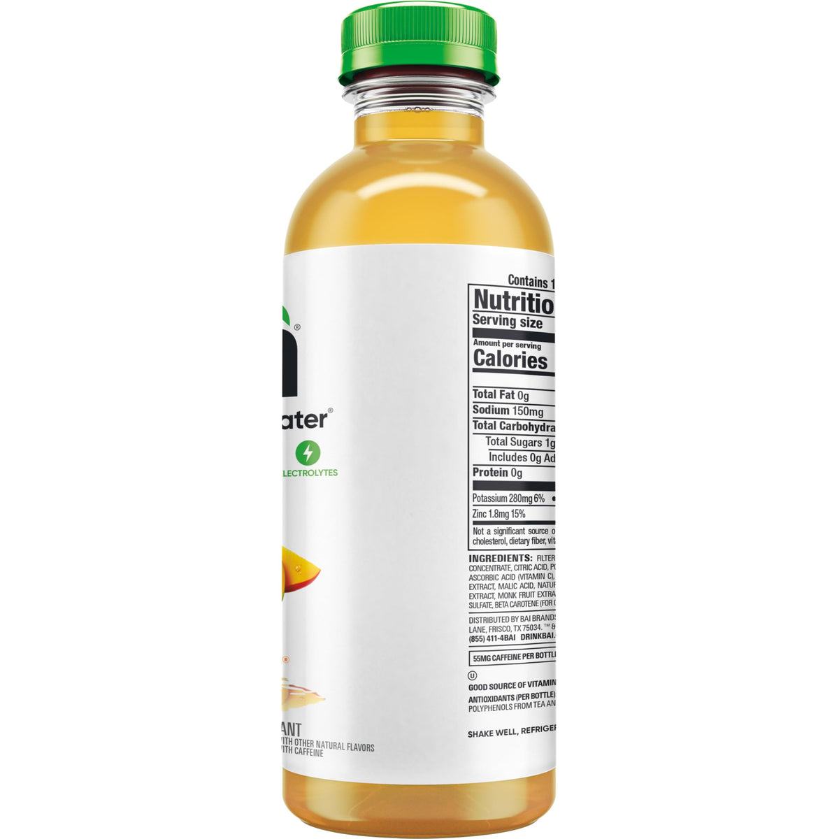 Bai Malawi Mango Antioxidant Infused Water – 18oz, 12 Pack, Vitamin C, No Artificial Sweeteners