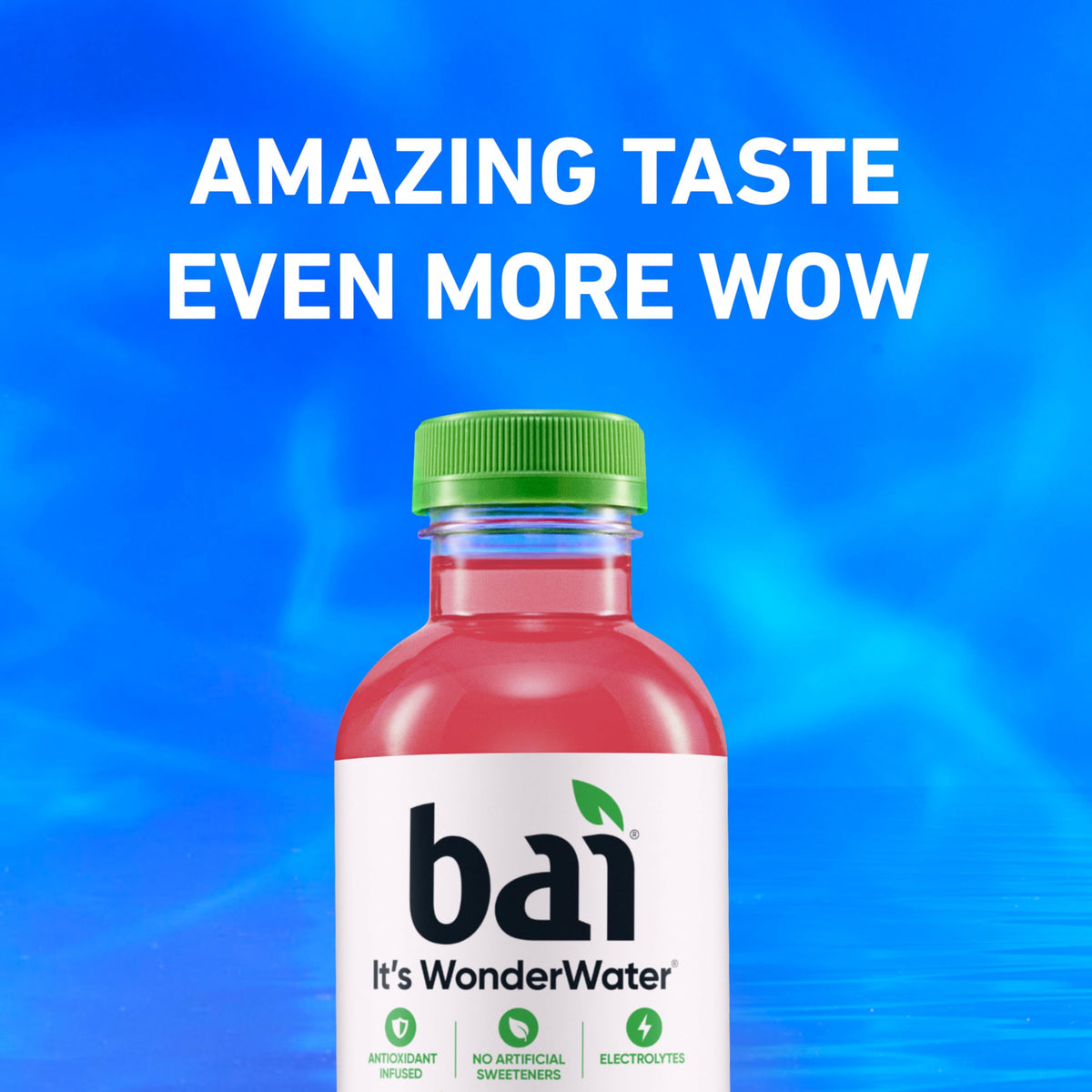 Bai Simbu Strawberry Antioxidant Infused Water – 18 Fl Oz Bottle, Pack of 12