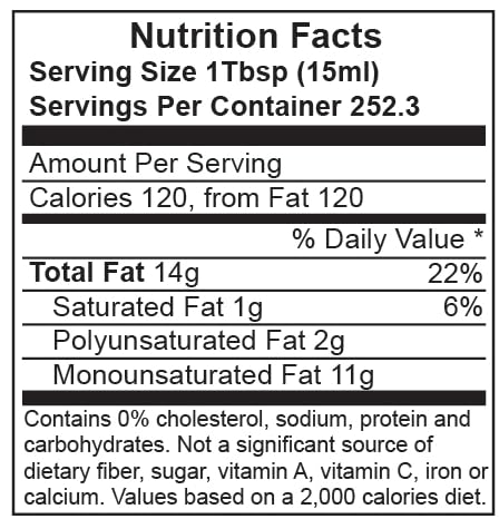 Baja Precious High Oleic Sunflower Oil - 1 Gallon Expeller Pressed, Bottled in USA