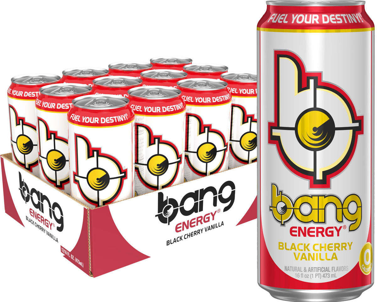 Bang Energy Black Cherry Vanilla - Sugar-Free Energy Drink (16 oz)