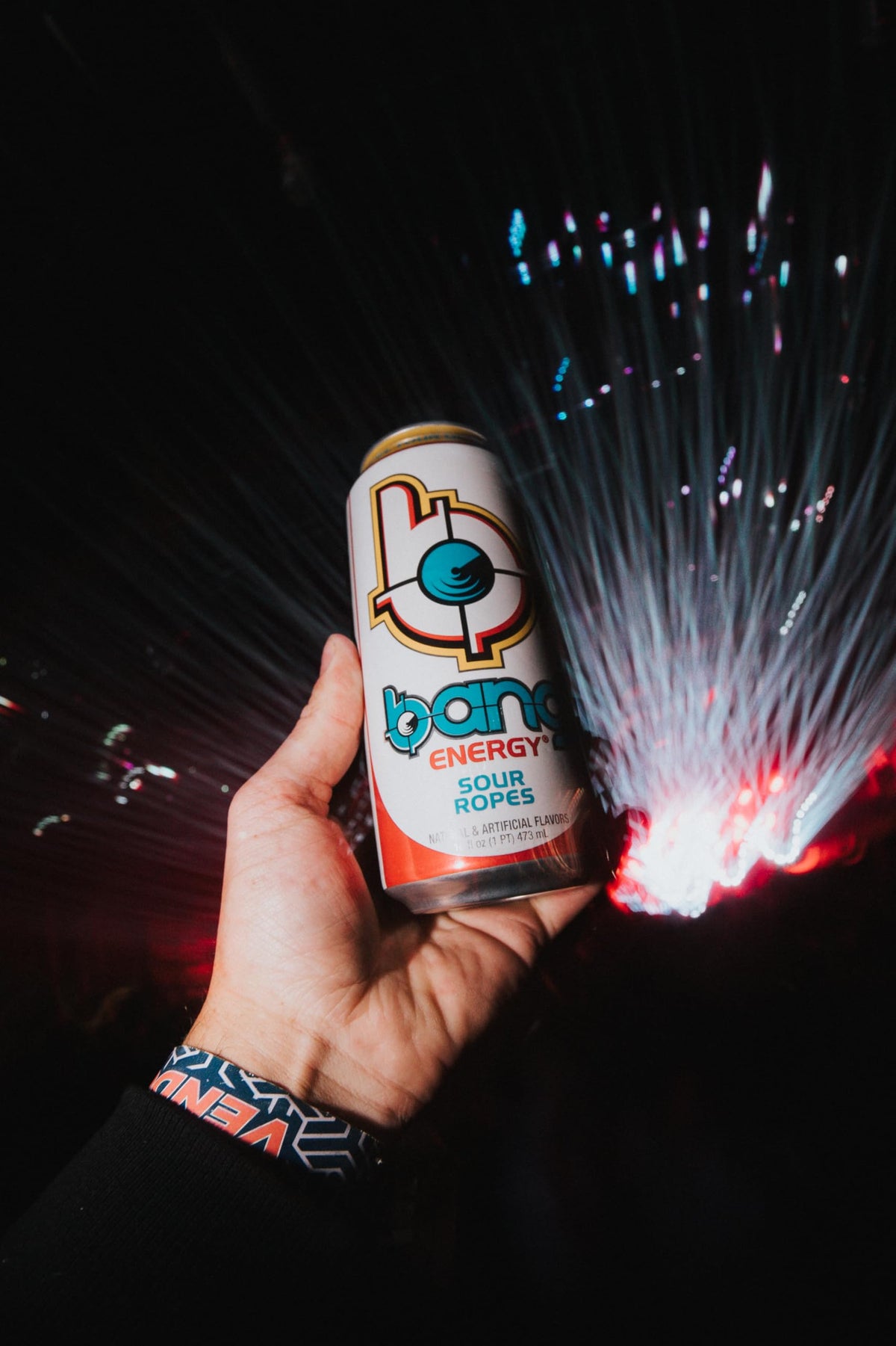 Bang Sour Ropes – Sugar-Free Energy Drink, 16oz | 300mg Caffeine + EAAs