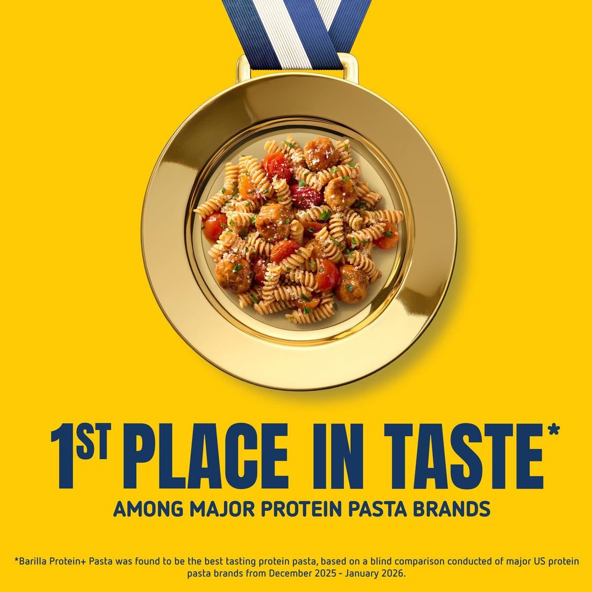 Barilla Protein+ Rotini Pasta, 14.5 oz (Pack of 12) – Plant-Based Protein from Lentils, Chickpeas & Peas