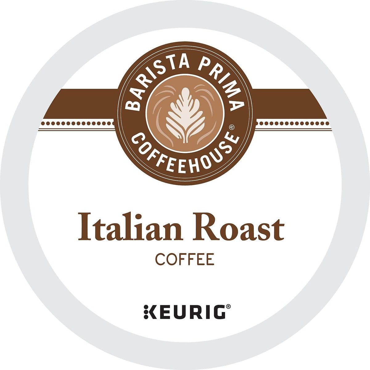 Barista Prima Italian Roast Coffee K-Cup Pods – Dark Roast, 96/Carton | Keurig Compatible