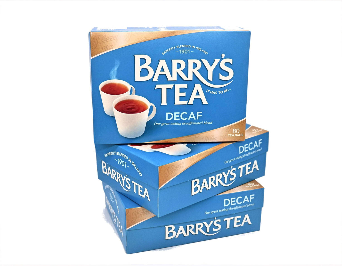 Barry's Tea Decaf Blend 80 Teabags (3 Pack) – Fresh from Barry's Tea in Ireland