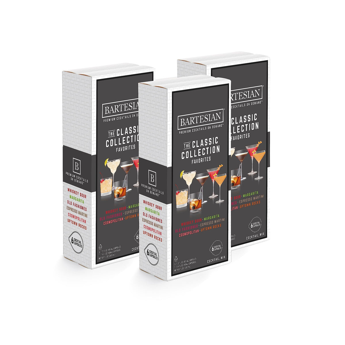 Bartesian The Classic Collection: 18-Capsule Cocktail Capsule Variety Pack