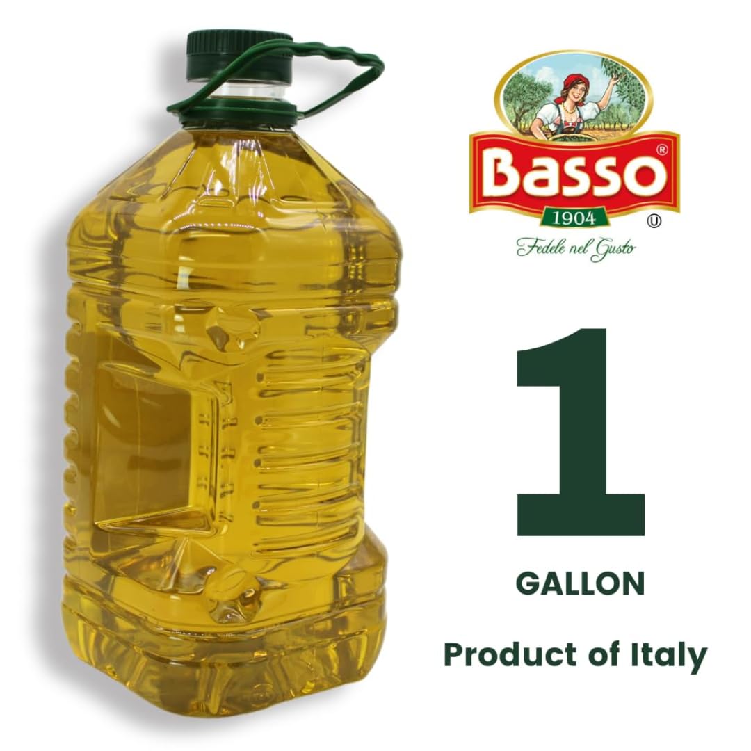 BASSO 1904 White Truffle Oil — 1 Gallon Bulk, Italy, Non-GMO