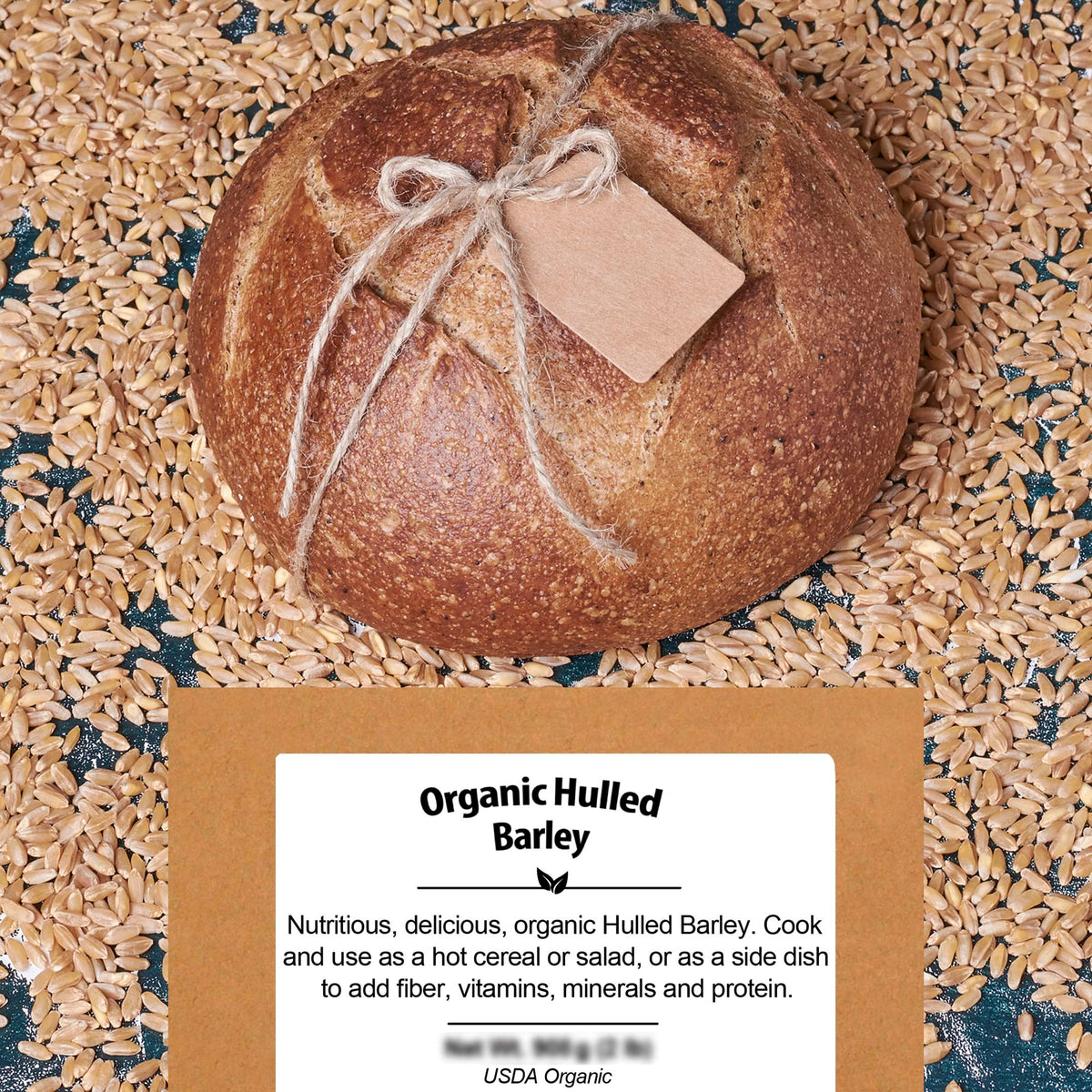 Be Still Farms Organic Hulled Barley Grain (4.8lb) – High-Fiber Whole Barley Groats