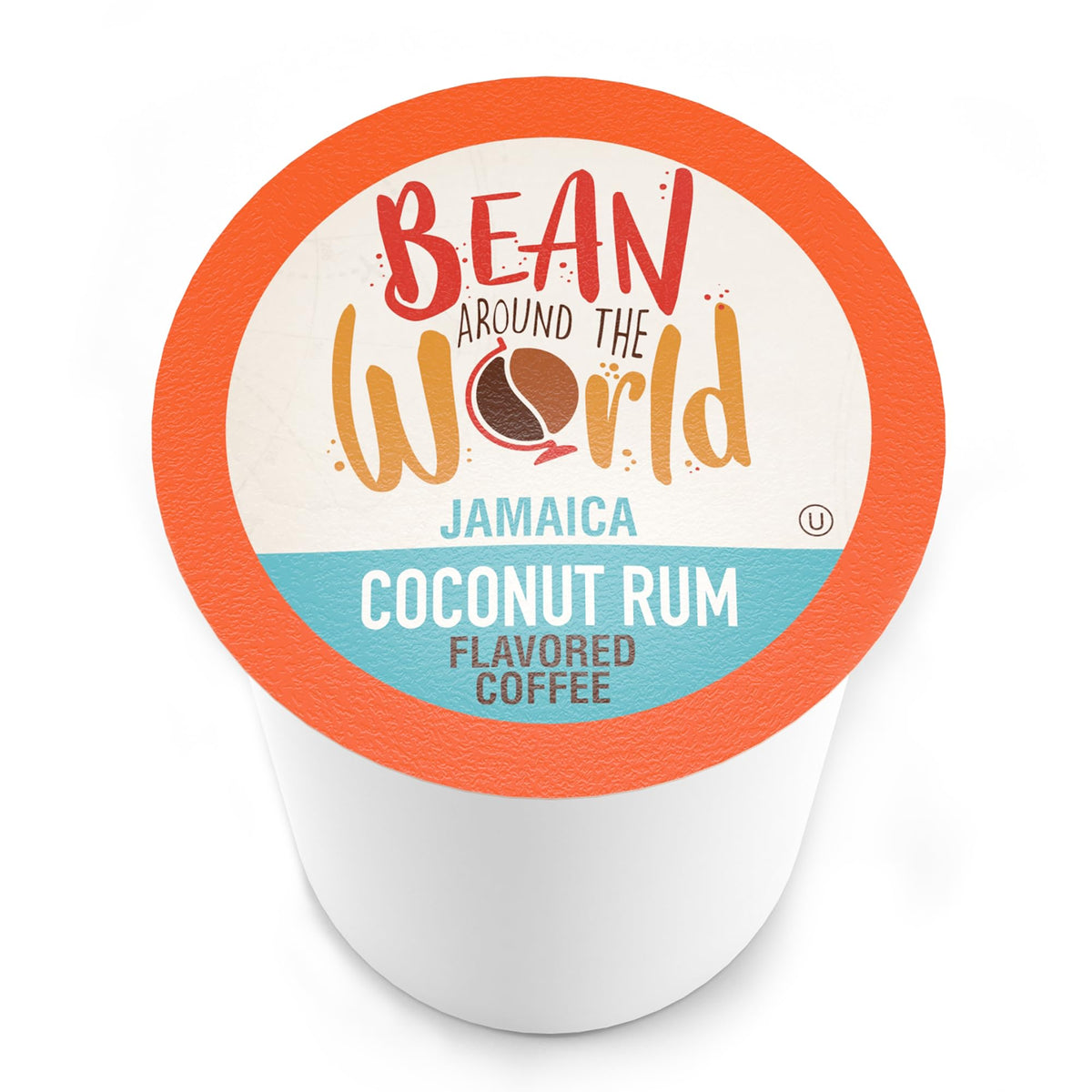 Bean Around The World Coconut Rum Coffee Pods – 40 Count, Keurig 2.0 Compatible