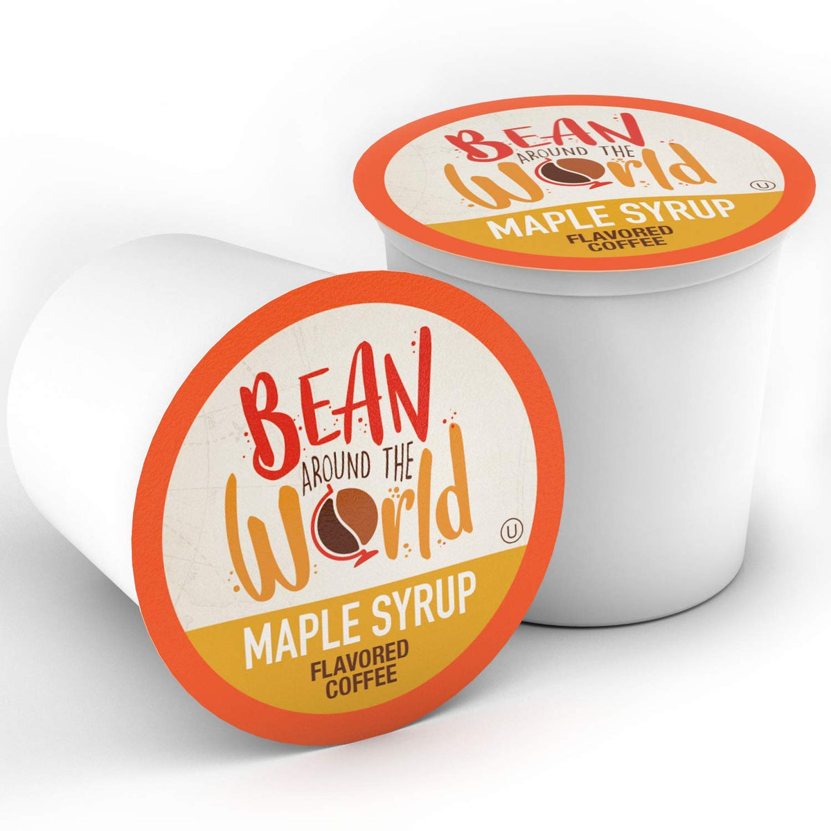 Bean Around The World Maple Syrup Coffee Pods | 40 Count, Keurig 2.0 Compatible